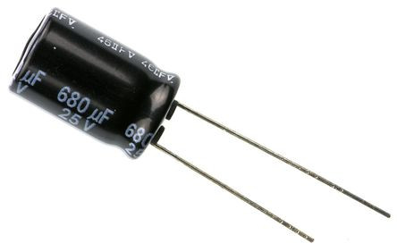Condensador electrolítico 680uf 25v