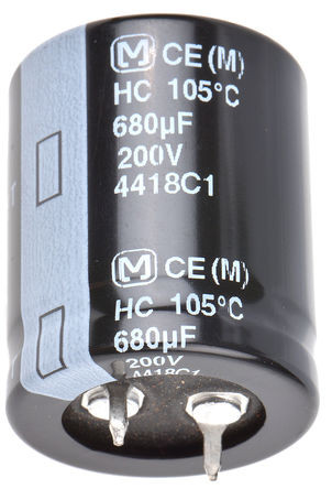 Condensador electolítico snapin 680uF  400V