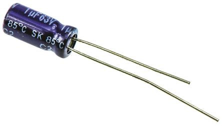 Condensador electrolítico mini 22uf 63v. Mod. CE2263PCE