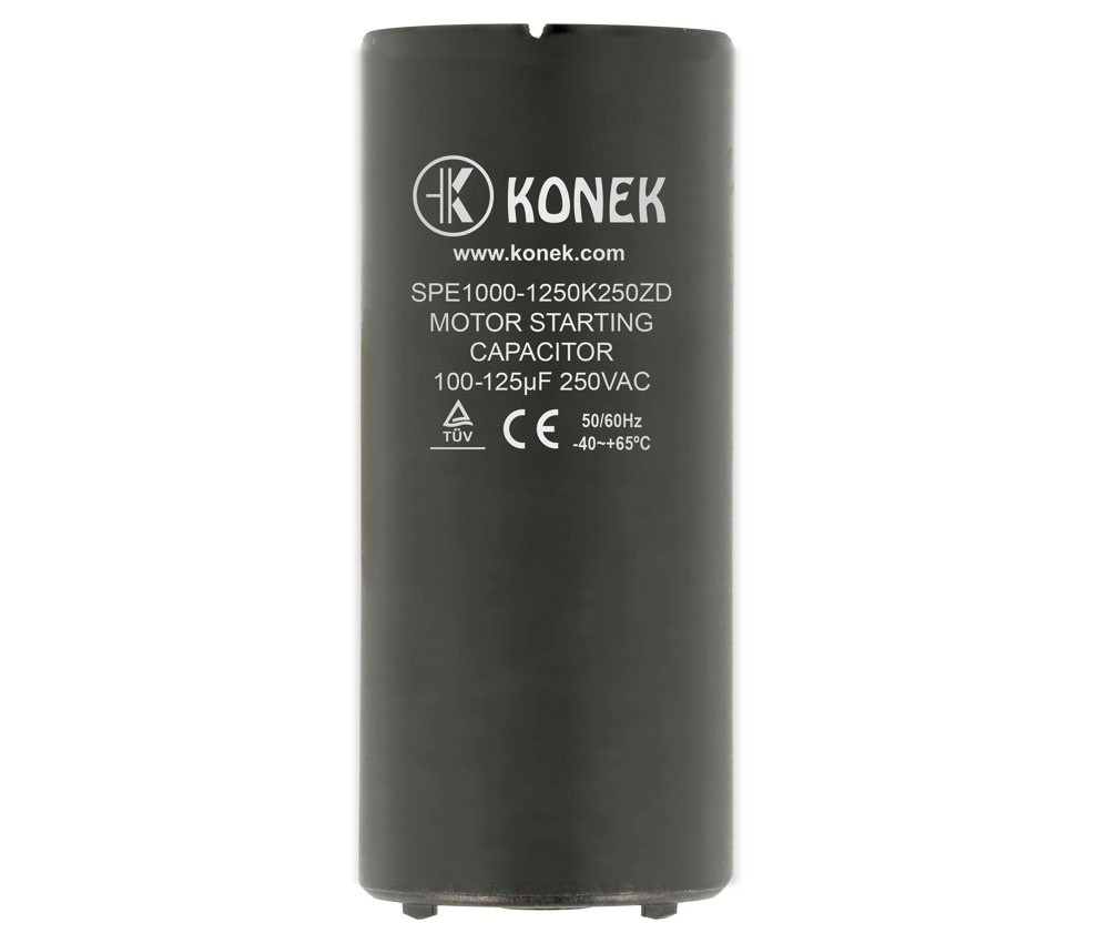 Condensador arranque motor 100-125uF 250V. Mod. CMS100125MF