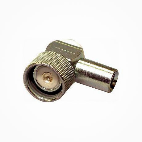 [LC27] Conector CN (DV) acodado para soldar RG-58 PRESIDENT. Mod. CNPEI