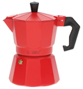 Cafetera italiana Kalossi 3 tazas Rojo. Mod. 400010009
