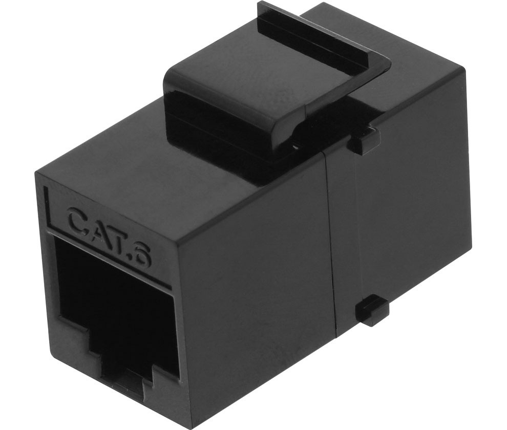 Adaptador hembra hembra RJ45 cat6 keystone. Mod. CON1162