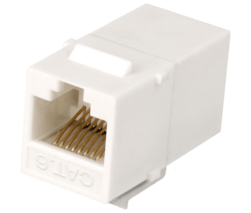 Conector adaptador hembra hembra RJ45 CAT6 UTP. Mod. CON927