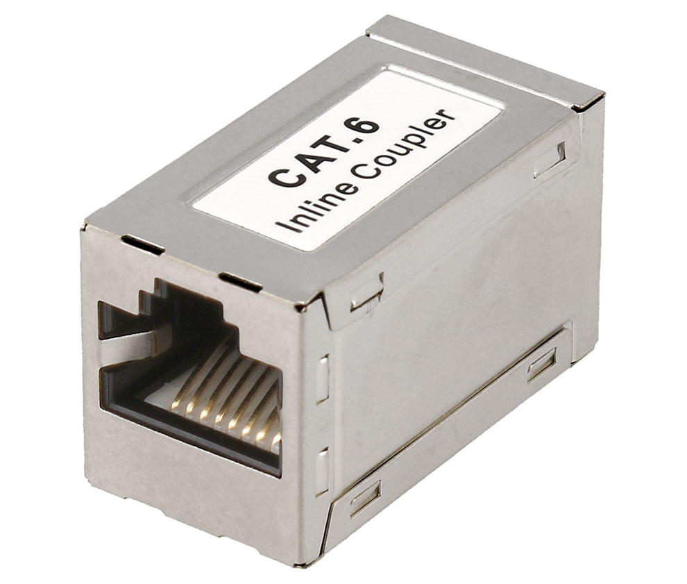 Adaptador inline coupler RJ45 CAT6 FTP H-H. Mod. CON929