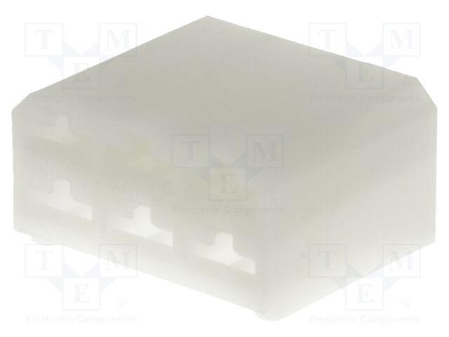 Carcasa para terminal hembra de 6 vías de faston 6.3 mm. Mod. 280314