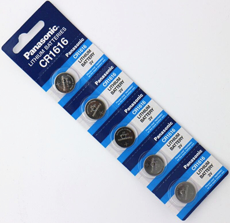 Pila Litio botón 3V Panasonic. Mod. CR1616