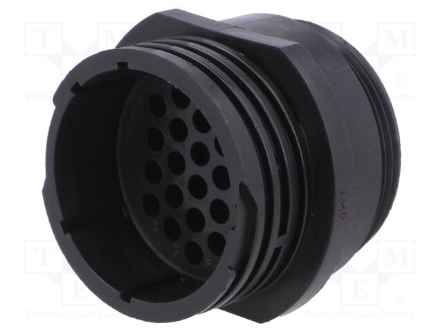 [2068382] Conector redondo 24 pin macho sin contactos CPC. Mod. 2068382