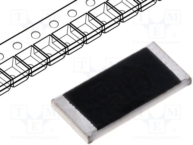 Resistencia thick film de medición SMD 2512 75mΩ 2W ±1%. Mod. CS2512-0R075