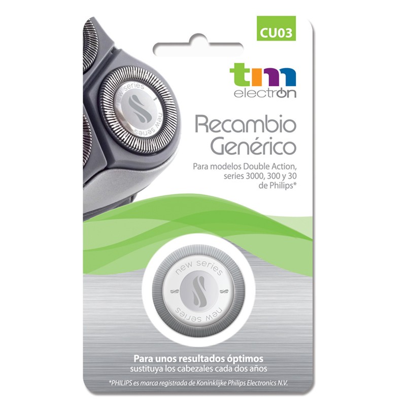 [CU03TMA] Cabezal de afeitado compatible CU03