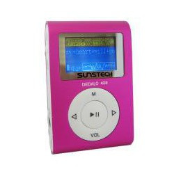 MP3 DEDALO FM 4GB ROSA SUNSTECH