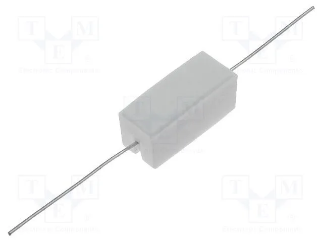 [CRL5W10R] Resistencia cementada 10Ω 5W THT Ø0,8x35mm. Mod.  RC5W10