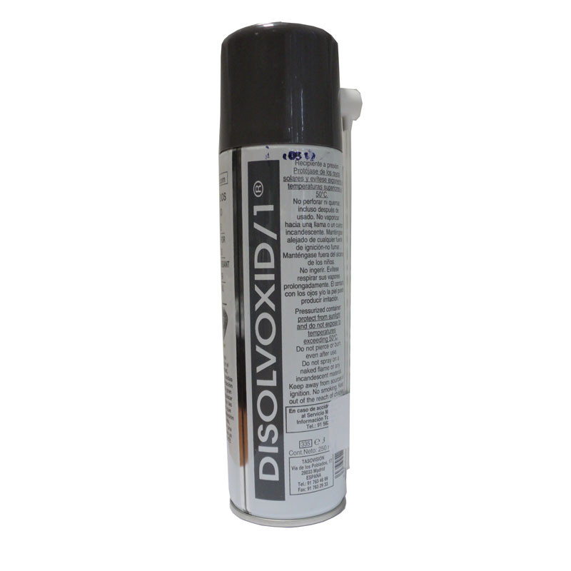 Disuelve óxido aflojato 250ml. Mod. DISOLVOXID