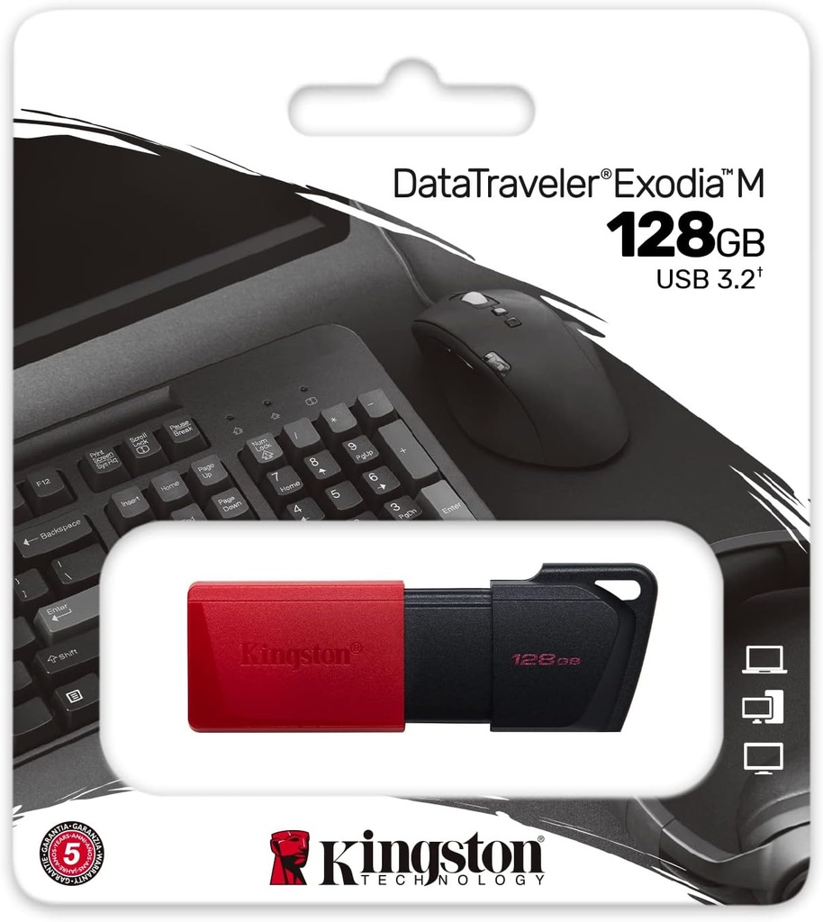 Pendrive USB 3.2 128GB Kingston Exodia. Mod. DTXM/128GB