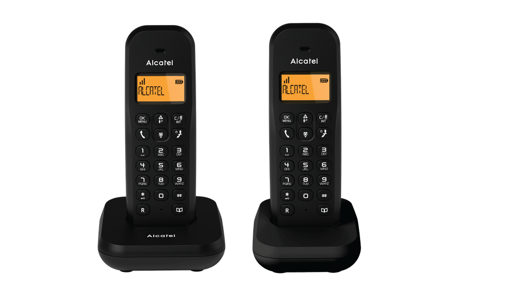 Teléfono inalámbrico duo negro Alcatel Mod. E155DUO