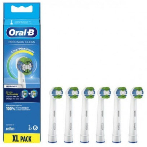 PACK DE 6 RECAMBIOS CEPILLO ORAL B ORAL B. Mod. EB20/6