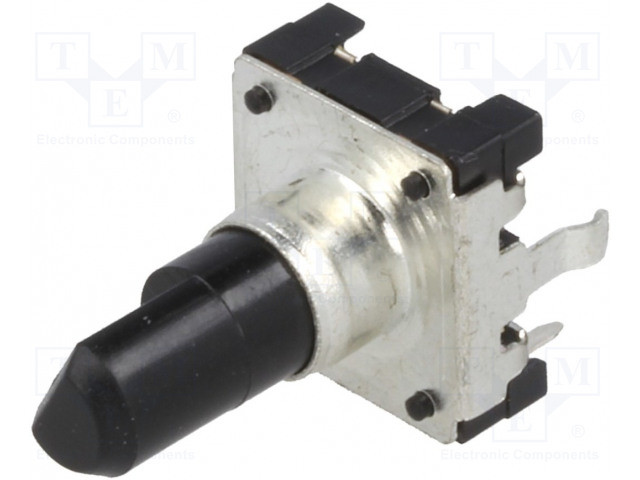 Potenciometro Encoder incremental THT 24imp/rot dos señales A y B 5mA 5VCC. Mod. EC12E2024P24C