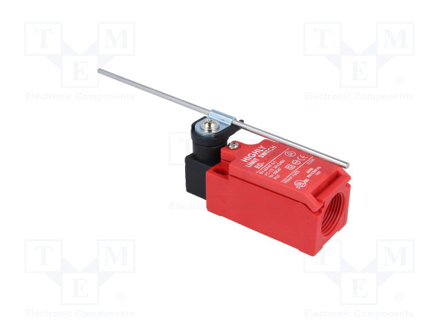 Interruptor de fin de carrera barra NO + NC 5A max.240VCA. Mod. ED-1-1-25