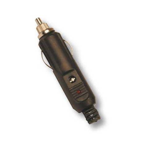 [EL7000037DIM] CONECTOR MECHERO MACHO AEREO CON LED Y FUSIBLE. Mod. 41-75690