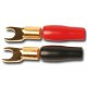 PACK DE TERMINALES ABIERTO PARA CABLE HASTA 8mm DE SECCION ROJO + NEGRO. MOD. 41-8251