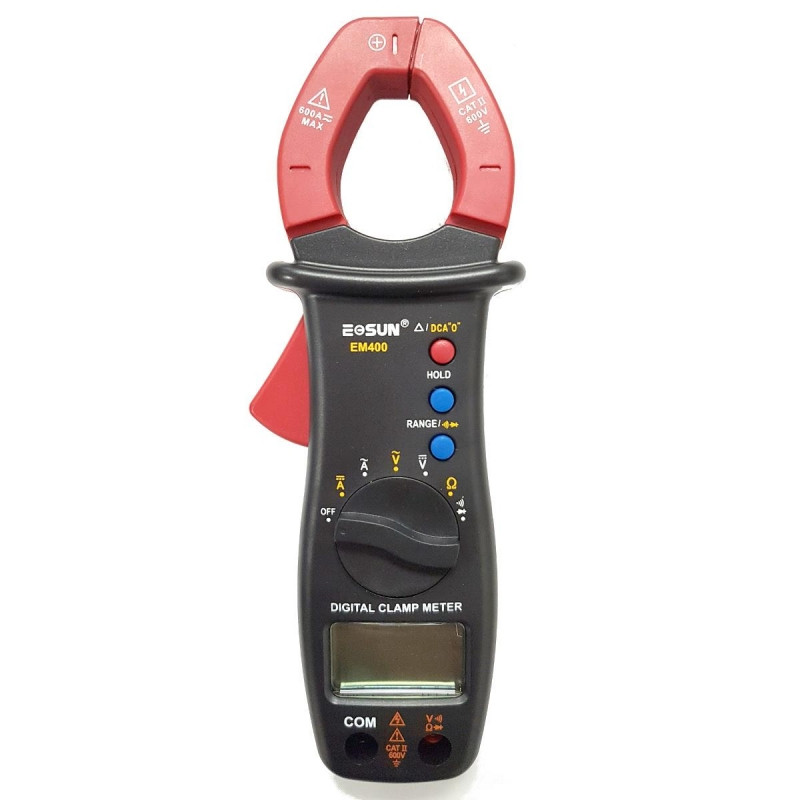 Pinza Amperimetrica 600Vdc/ac 400Adc/ac Kaise. Mod. EM400