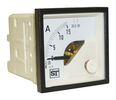 Amperímetro panel 48x48 0-15A AC Sifan Tisley. Mod. EQ44-I1422N1CAW0ST