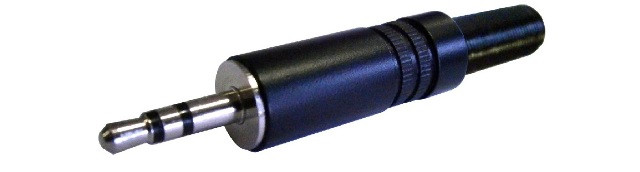 Conector Jack 3,5 Macho Estéreo Ø 6,5 mm METALICO MTP3C