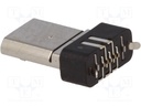 Conector USB B micro para soldar 5 PIN. Mod. ESB22B1101