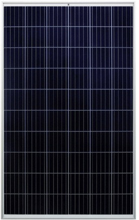 Panel solar policristalino SHARP 24V 270 W, 60 células. Mod. ES-NDRB270