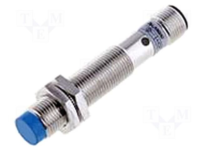Sensor inductivo NPN NO 10-30 VDC M12 IP67. Mod. LR12BN08DNOY-E2