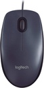 Ratón con cable negro USB Logitech M90. Mod. 910-001793
