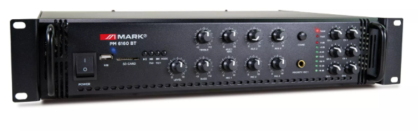 [PM6160BTEQU] Amplificador 180 W @ 4-16 Ohm L100V USB, SD, BT. Mark. Mod. PM 6160 BT
