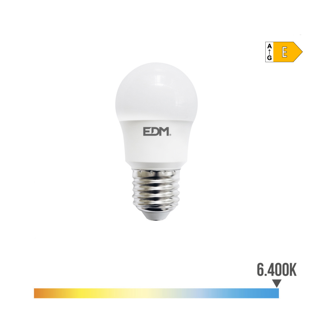 [98728ELK] Bombilla esférica LED E27 8.5W 1000lm 6400K. Mod. 98728