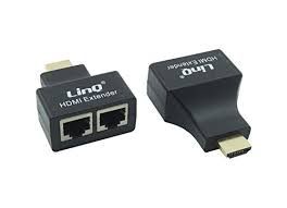 Adaptador prolongador HDMI por RJ45 Cat-6 30 metros. Mod. HD-LAN30