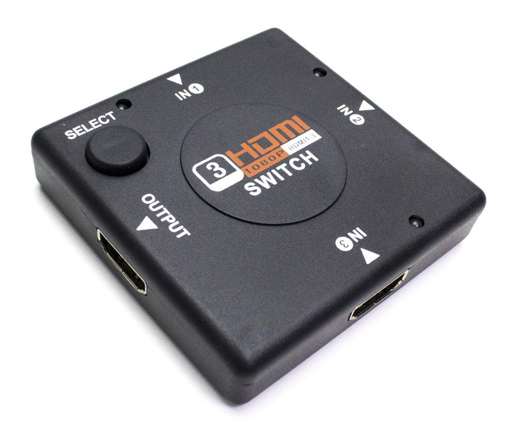 Selector switch HDMI 3 entradas x 1 salida. Mod. 90441