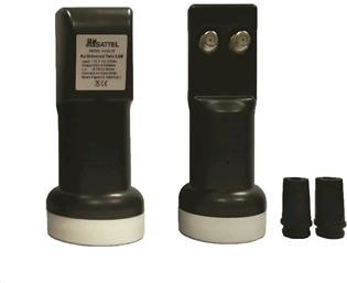 LNB twin universal 2 salidas 0.3dB. Mod. LNBILLTWINPLAT3