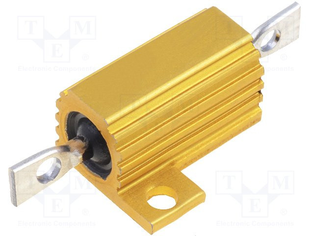Resistor bobinado con radiador atornillado 4,7kΩ 10W ±5%. Mod. HS10-4K7J