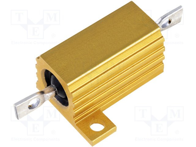 Resistor bobinado con radiador atornillado 6,8Ω 15W ±5%. Mod. HS15-6R8J