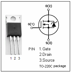 TRANSISTOR MOS-NPN-FET 60V/50A/150W