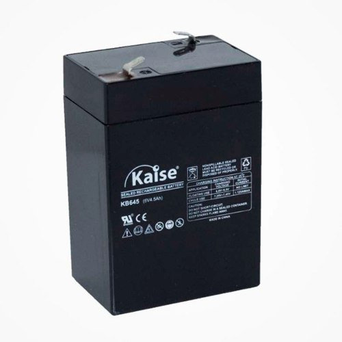 Batería plomo 6V 4,5Ah AGM KAISE. Mod. KB645
