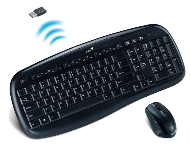 Combo teclado y ratón inalámbrico Genius. Mod. KB-8000X