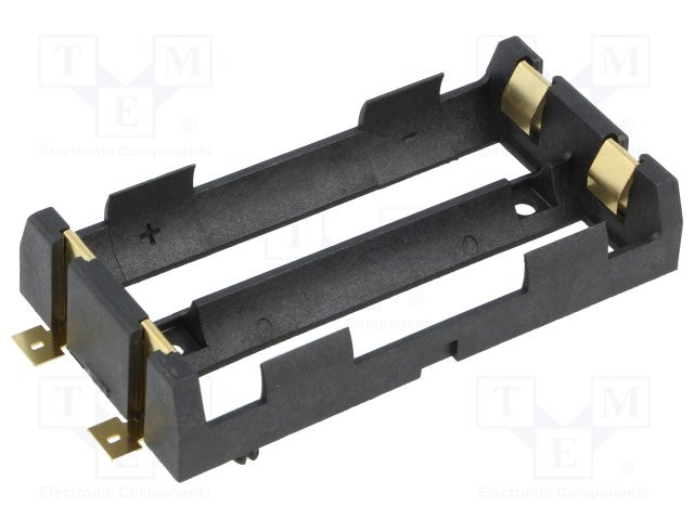 Portapila 2x18650 litio SMT. Mod. KEYS1048