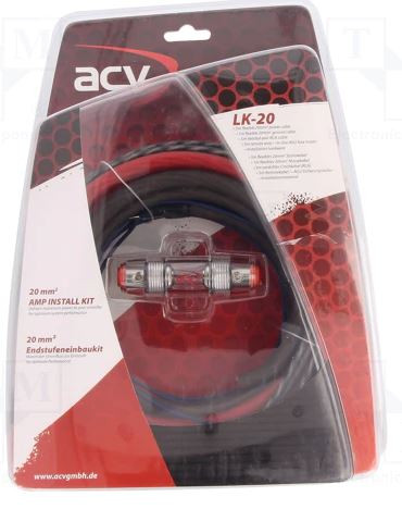 Juego de montaje de amplificador de coche 6000W 60A. Mod. LK-20