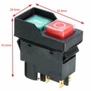Pulsador marcha paro hormigonera 230V IP54. Mod. KLD-28A