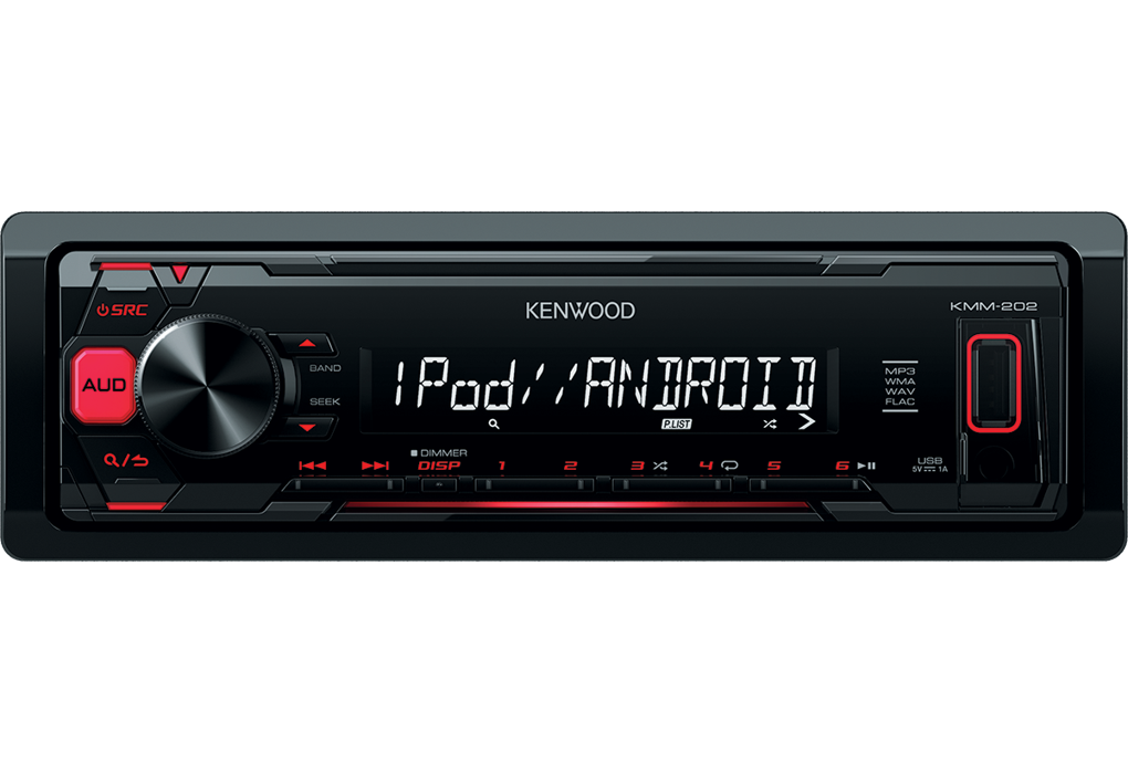 [KMMBT209] Autoradio con Bluetooth USB FM/Am, Micrófono y Ecualizador Kenwood. Mod. KMM-BT209