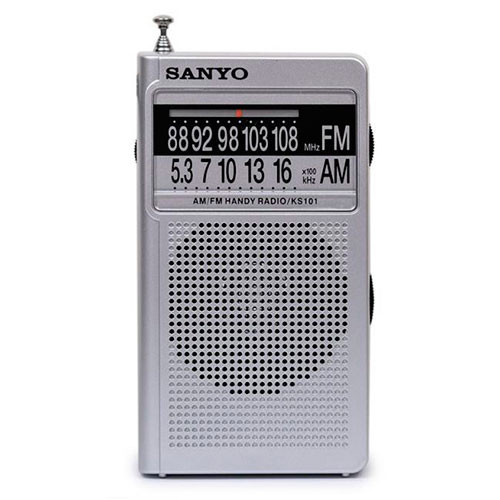 RADIO PORTATIL ALTAVOZ AM/FM SANYO. Mod. KS101