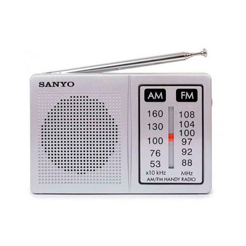 RADIO PORTATIL ALTAVOZ AM/FM SANYO. Mod. KS108