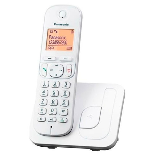 Teléfono inalámbrico blanco Panasonic. Mod. KXTGC210W