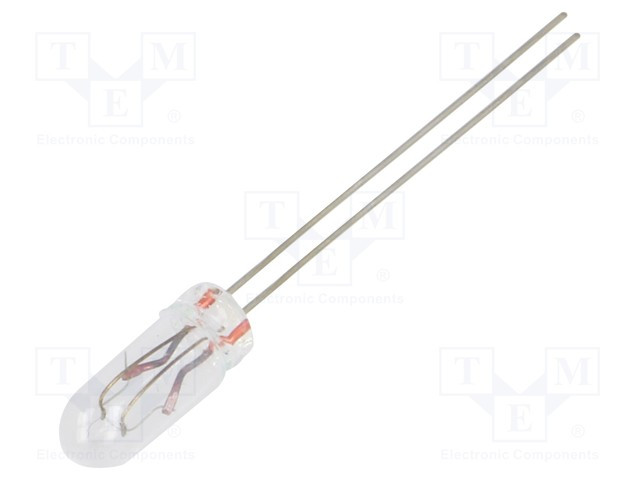 Bombilla miniatura 12VCC 40mA T1 1/4 Ø: 4,2mm. Mod. L14-12/40