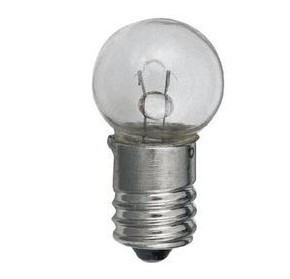 Bombilla E10 6V 0.3A Rosca E10. Mod. LAMP6V03